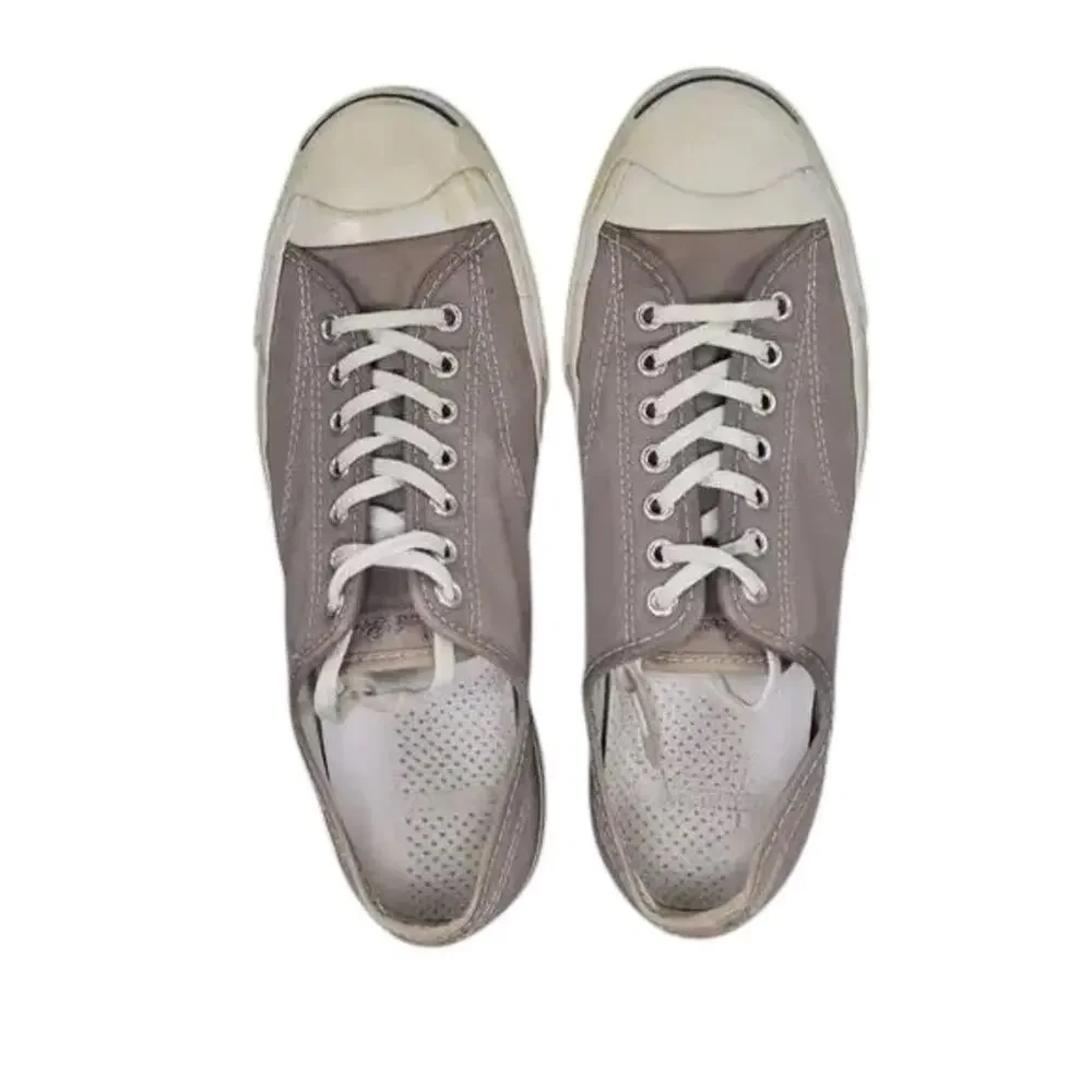 Converse Shoes Mens 9 Sneakers Jack Purcell Comfort Wedge Classic Canvas Grey - Picture 8 of 13